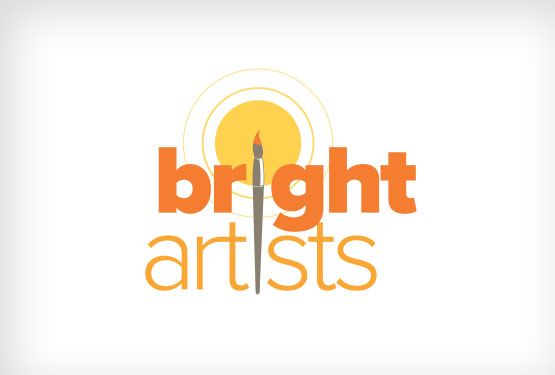 Bright Artists Logo Design