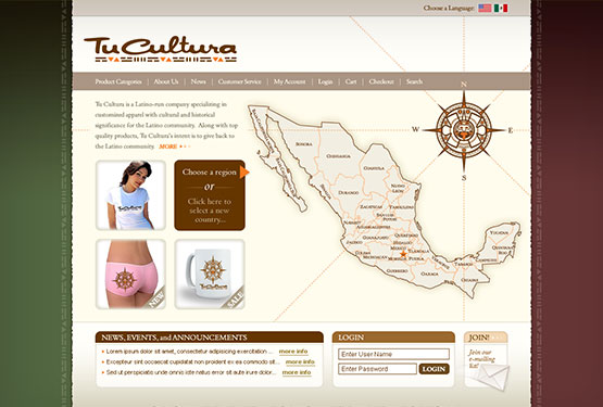Tu Cultura eCommerce Website
