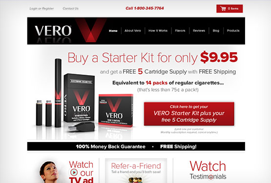 VERO eCommerce Website