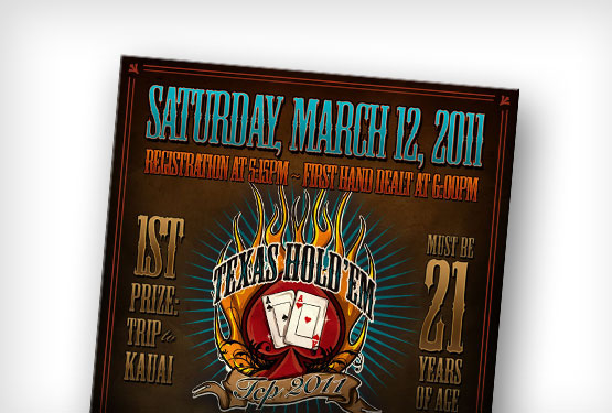 TCP Poker Fundraiser Poster