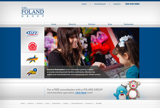 Foland Group Website Concept