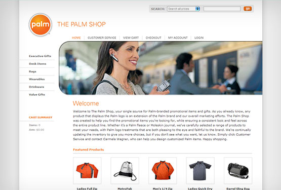 The Palm Shop eCommerce Website